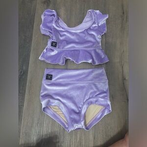 Kandi Kouture Two Piece Dance Set- Child XL